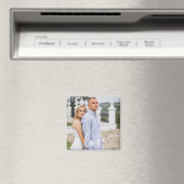 Custom Couple Photo Magnet with Love (Insitu (Vaatwasser))