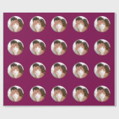 Custom Couple Photo Valentine Love Gift Wrap Cadeaupapier (Vlak)