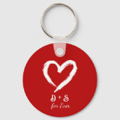 Custom Couple Valentine Keychain (Voorkant)