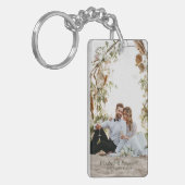 Custom Couple Wedding Keepomwille Foto Sleutelhanger (Voorkant Links)