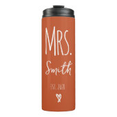 Custom Couple Wedding Tumbler for Husband and Wife Thermosbeker (Voorkant)