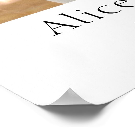 Custom Couples Photo Gift Poster (Hoek)