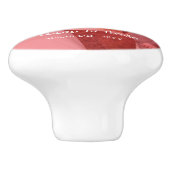 Custom Couples Photo with Text Ceramic Drawer Knob Keramische Knop (Zijkant)