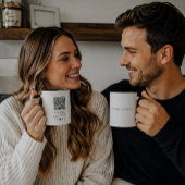 Custom Couple's QR Playlist Mug Mok