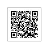 Custom Covid-19 Vaccine Certificate QR Code Rubberstempel (Afrduk)