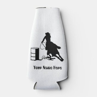 Custom Cowgirl Barrel Racer Bottle Cooler Voeg naa