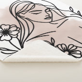 Custom Cozy Sherpa Blanket Deken (3/4)