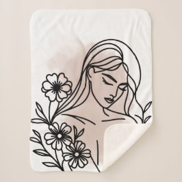 Custom Cozy Sherpa Blanket Deken