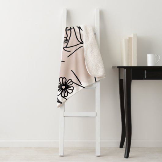 Custom Cozy Sherpa Blanket Deken (In situ)