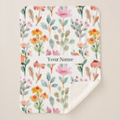 Custom Cozy Sherpa Blanket Deken (Voorkant)