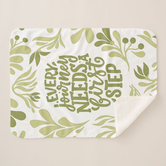 Custom Cozy Sherpa Blanket Deken (Voorkant (horizontaal))