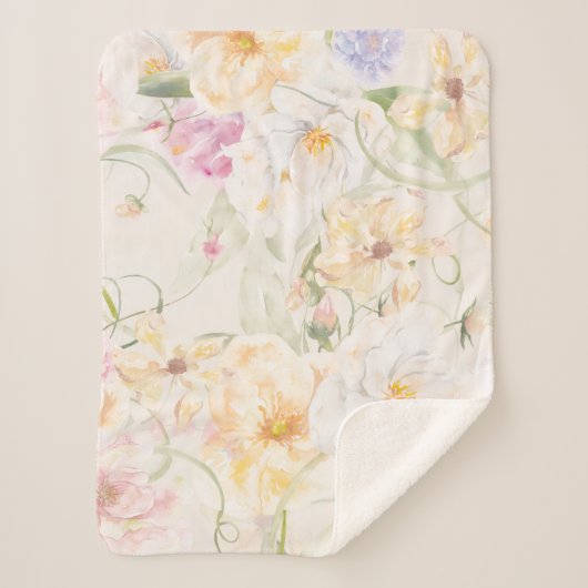 Custom Cozy Sherpa Blanket Sherpa Deken (Voorkant)