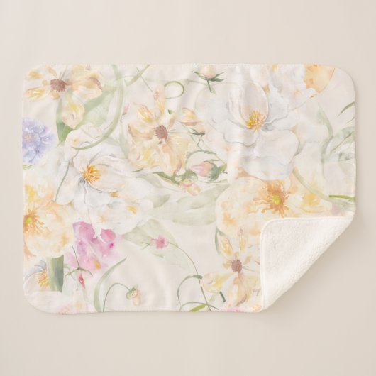 Custom Cozy Sherpa Blanket Sherpa Deken (Voorkant (horizontaal))