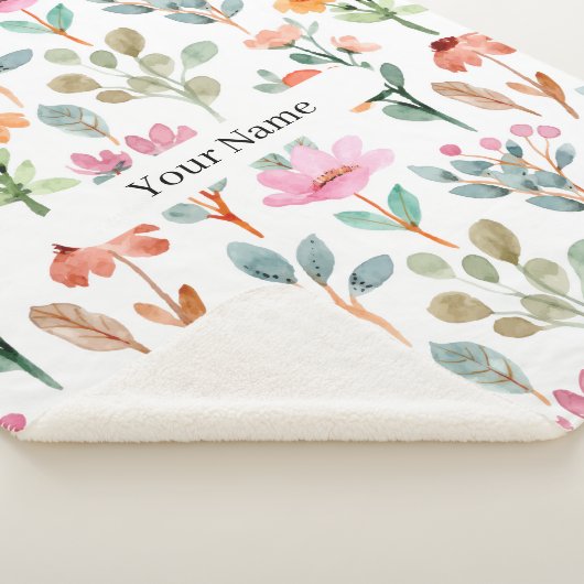 Custom Cozy Sherpa Blanket Sherpa Deken (3/4)