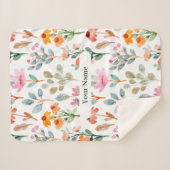 Custom Cozy Sherpa Blanket Sherpa Deken (Voorkant (horizontaal))