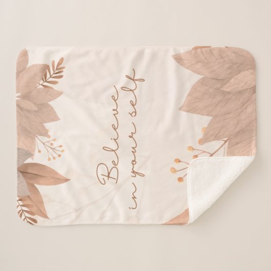 Custom Cozy Sherpa Blanket Sherpa Deken (Voorkant (horizontaal))