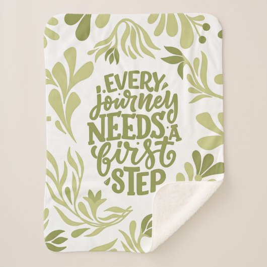 Custom Cozy Sherpa Blanket Sherpa Deken (Voorkant)