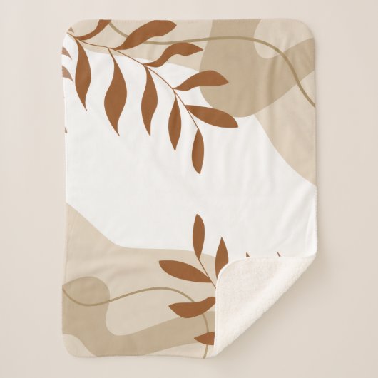 Custom Cozy Sherpa Blanket Sherpa Deken (Voorkant)