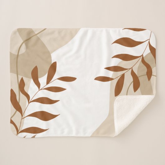 Custom Cozy Sherpa Blanket Sherpa Deken (Voorkant (horizontaal))