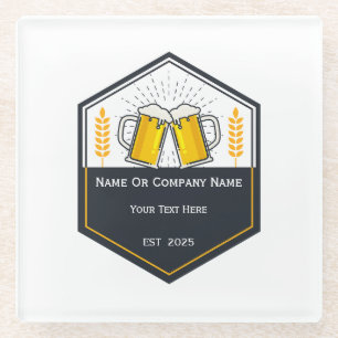 Custom Craft Beer Logo Onderzetter