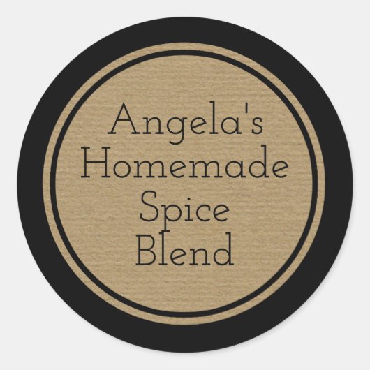 Custom Craft Paper Print Fles Canning Jar Label (Voorkant)