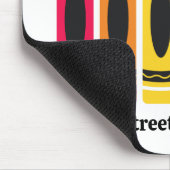 Custom Crayon Muismat – met School Naam (Hoek)