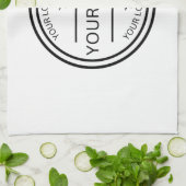 Custom Create Your Own Design Housewarming Gift Theedoek (Gevouwen)