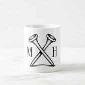 Custom Create Your Own Golf Monogrammed Koffiemok (Center)