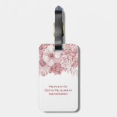 Custom Create Your Own Golf Tournament Bagagelabel (Achterkant verticaal)