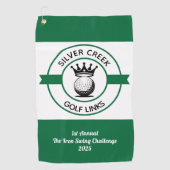 Custom Create Your Own Golf Tournament Golfhanddoek (Voorkant)