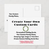 Custom Creëer Holiday Seizoensgebonden Kaart - Gep (Voorkant / Achterkant)