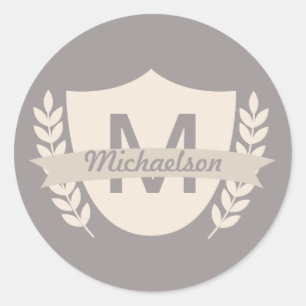 Custom Crest Family Reunion Stickers