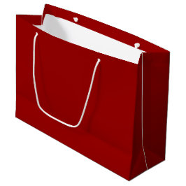 Custom Crimson Gift Bag - Groot, glanzend Groot Cadeauzakje