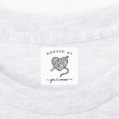 Custom Crochet Iron on Label for crafter (Aangebracht)