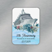 Custom Cruise 50e bruiloft Jubileum Keepsake Magneet