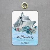 Custom Cruise 5e bruiloft Jubileum Keepsake Magneet