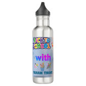 Custom Cupcake Back to School Water Bottles Waterfles (Links)