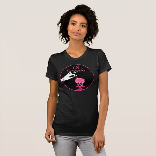 CUSTOM Cupcake Bakery Business T-Shirt (Voorkant volledig)