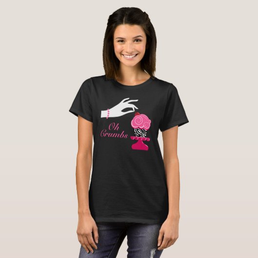 CUSTOM Cupcake Bakery Business T-Shirt (Voorkant volledig)