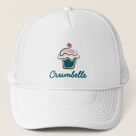 Custom Cupcake Bakery Side Pocket Logo Business Trucker Pet