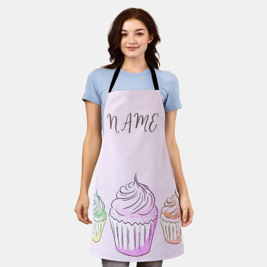Custom Cupcake Sweet All Over Print Schort (Gedragen)