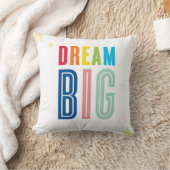 CUSTOM CUSHION moderne typografie droomt helder Kussen (Deken)