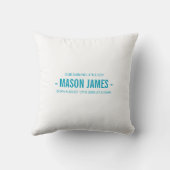 CUSTOM CUSHION moderne typografie droomt helder Kussen (Achterkant)