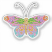 Custom Cut Butterfly Sticker #6 (Voorkant)