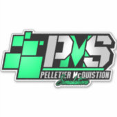 Custom Cut PMS Logo Sticker (Voorkant)