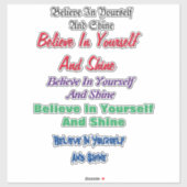 custom cut quote sticker (Vel)