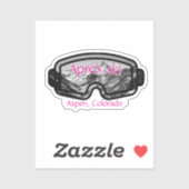 Custom-Cut Vinyl Aspen Apres Sticker (Vel)