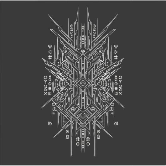 Custom-Cut Vinyl Sticker (Voorkant)