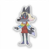 Custom-Cut Vinyl Sticker (Voorkant)