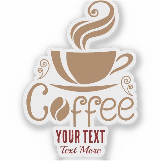 Custom-Cut Vinyl Sticker (Voorkant)